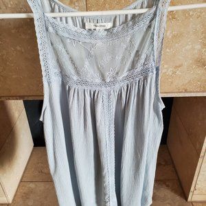 LAST CHANCE Sheer maurices tank top